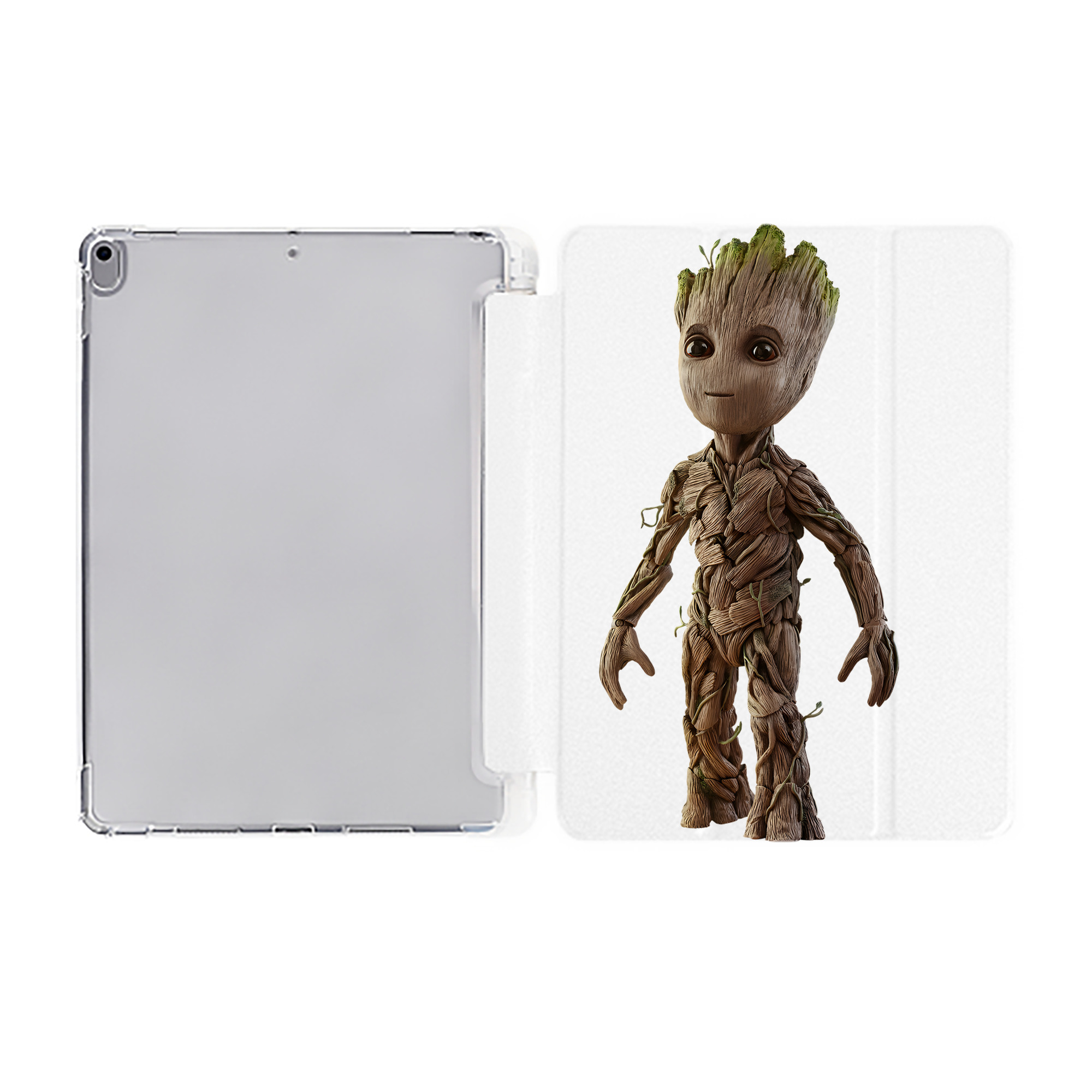 （画像用） アベンジャーズ The Avengers IPad ケース ペン収納付き 三つ折りスタンド PUレザー×シリコン 対応機種9.5/10.5/10.9インチ